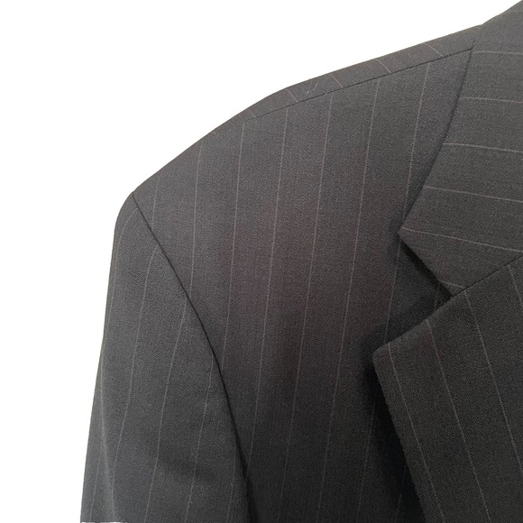 Oscar de la Renta Other - Men's Oscar de la Renta Suit (Jacket‎ & Pants Set) Grey Pinstripe 100% wool